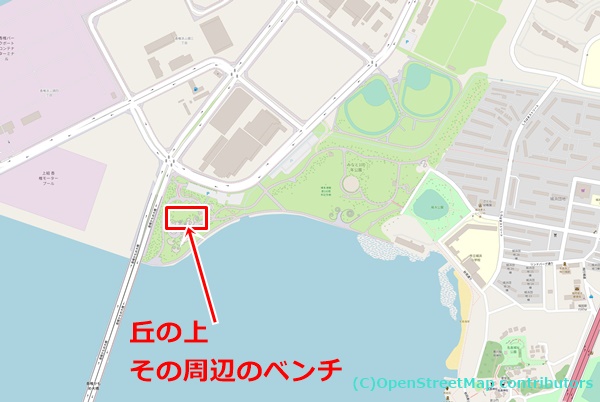 みなと100年公園の女装子さん待ち合わせMAP