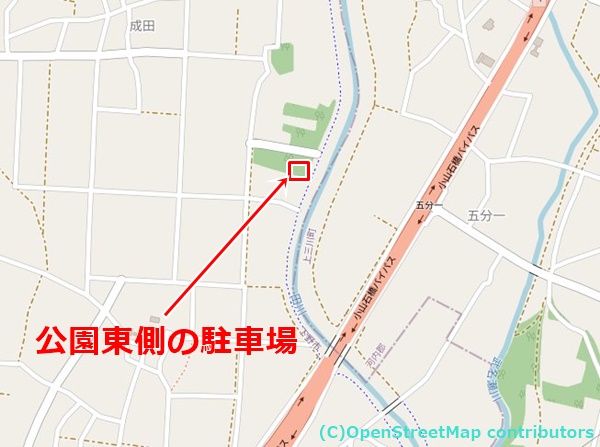 下野市五千石球場の女装子さん待ち合わせMAP