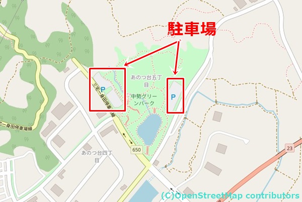 中勢グリーンパークの女装子さん待ち合わせMAP