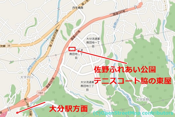 佐野流通団地の女装子さん待ち合わせMAP