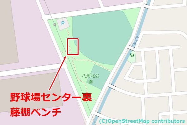 八潮北公園の女装子さん待ち合わせMAP