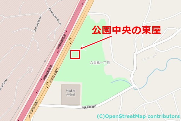 八重島公園の女装子さん待ち合わせMAP