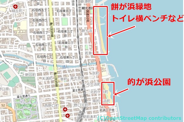 別府国際観光港の女装子さん待ち合わせMAP