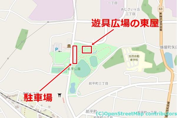 前平公園の女装子さん待ち合わせMAP