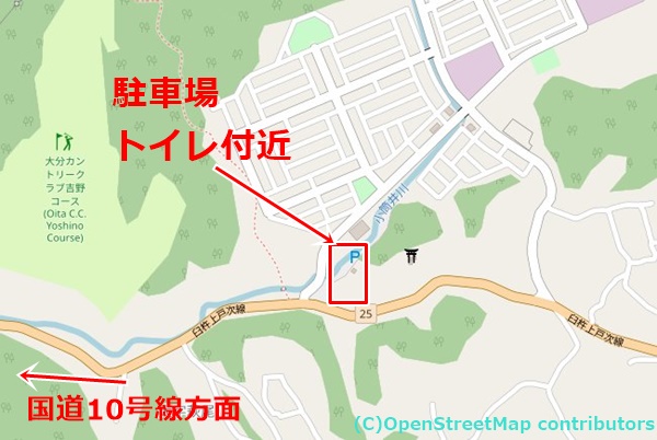 吉野梅園の女装子さん待ち合わせMAP