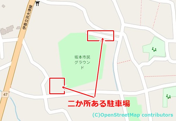 坂本市民運動広場の女装子さん待ち合わせ場所