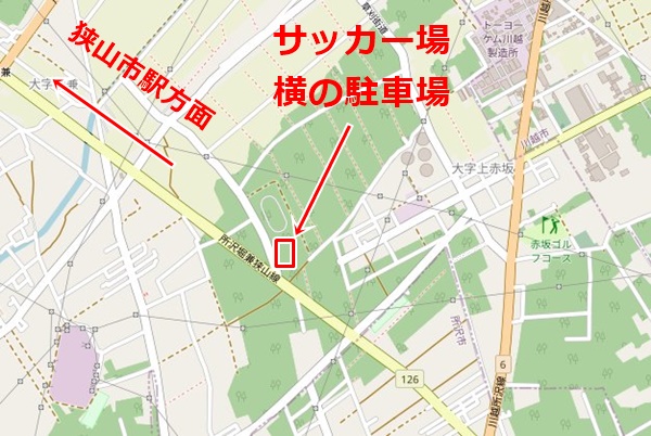 堀兼・上赤坂公園の女装子さん待ち合わせMAP