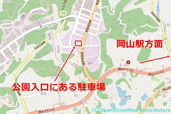 塚山公園の女装子さん待ち合わせMAP