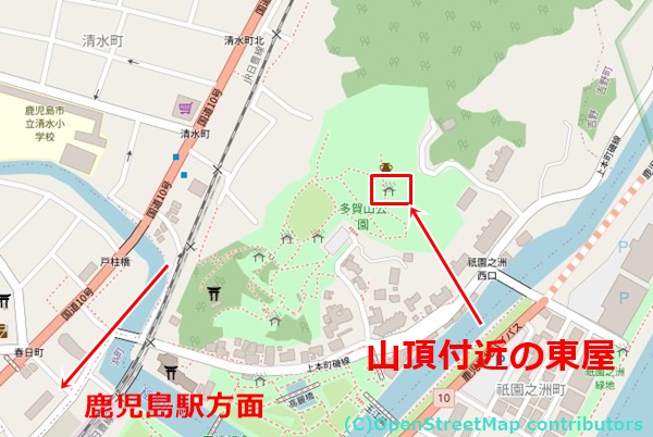 多賀山公園の女装子さん待ち合わせMAP