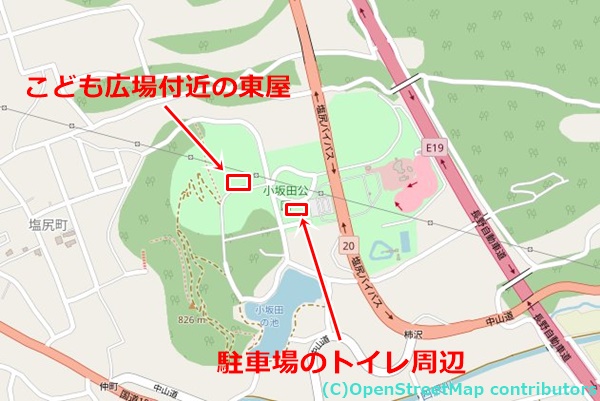 小坂田公園の女装子さん待ち合わせMAP