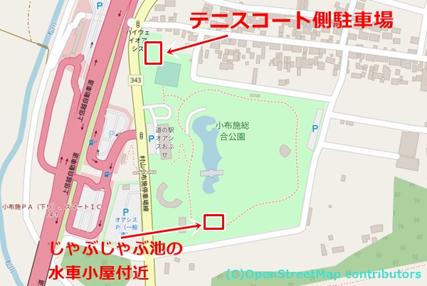 小布施ハイウェイオアシスの女装子さん待ち合わせMAP