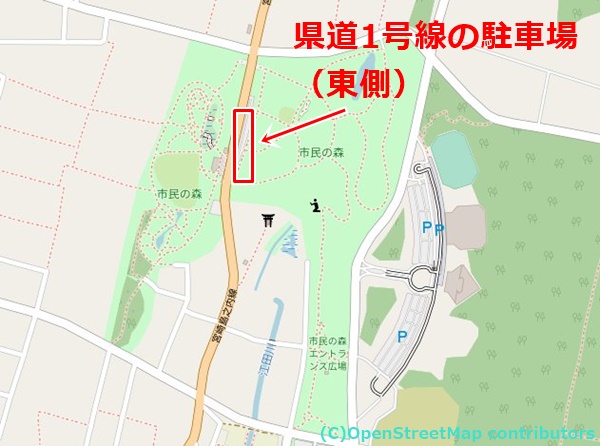 市民の森の女装子さん待ち合わせMAP