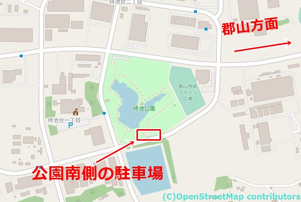 待池公園の女装子さん待ち合わせMAP