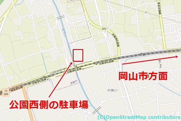 撫川公園の女装子さん待ち合わせMAP