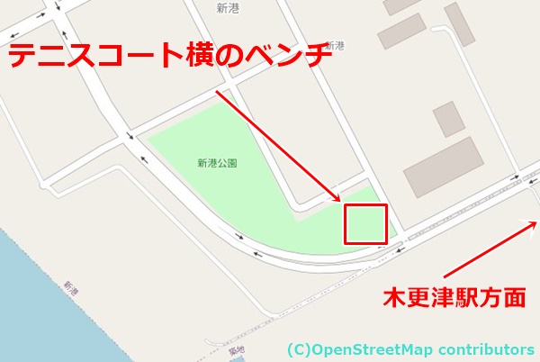 木更津新港公園の女装子さん待ち合わせMAP