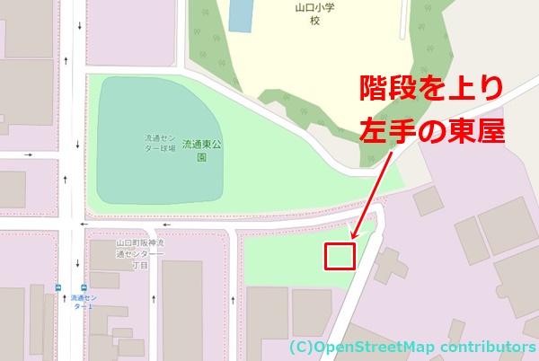 流通東公園の女装子さん待ち合わせMAP