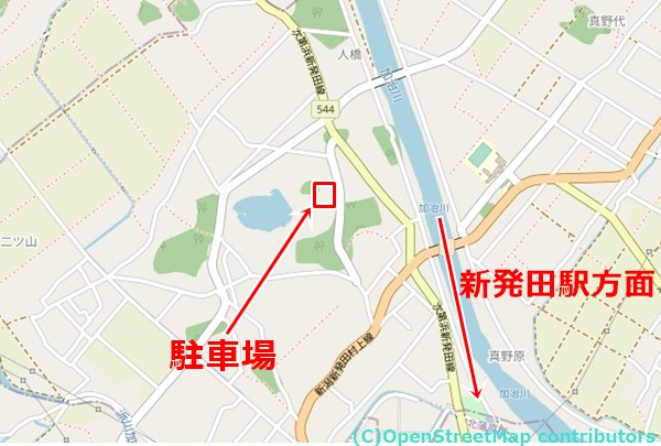 清潟公園の女装子さん待ち合わせMAP
