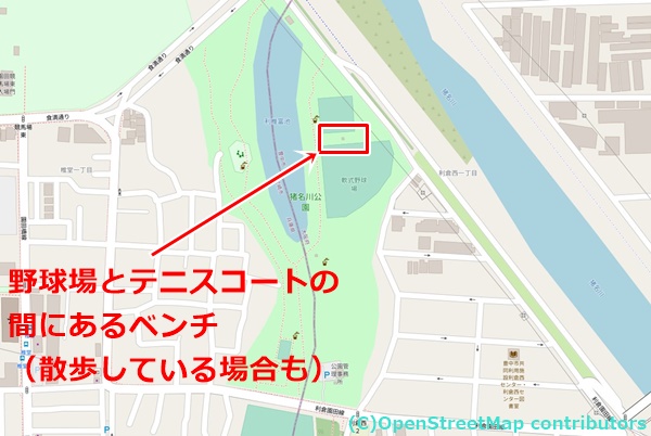 猪名川公園の女装子さん待ち合わせMAP