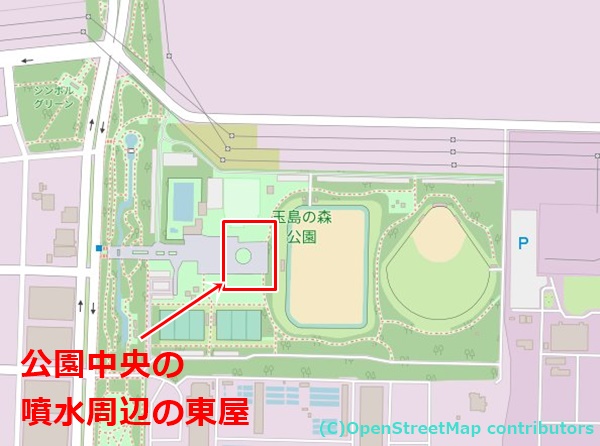 玉島の森公園の女装子さん待ち合わせMAP