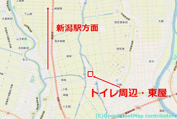 白根中央浄化センターの公園の女装子さん待ち合わせMAP