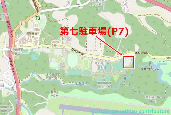 秋田県立中央公園の女装子さん待ち合わせMAP