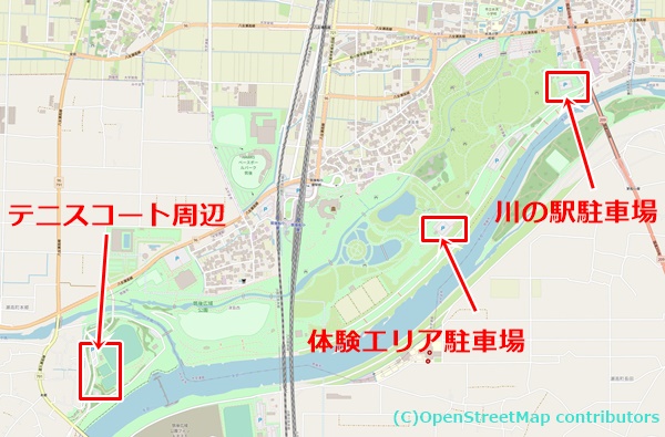 筑後広域公園の女装子さん待ち合わせMAP