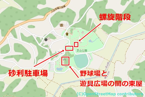 芝山公園の女装子さん待ち合わせMAP
