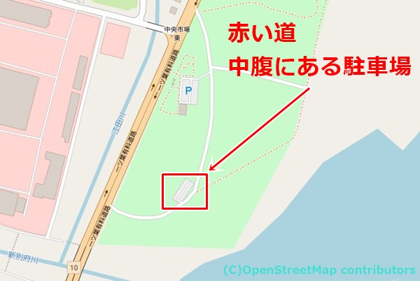 赤い道の女装子さん待ち合わせMAP