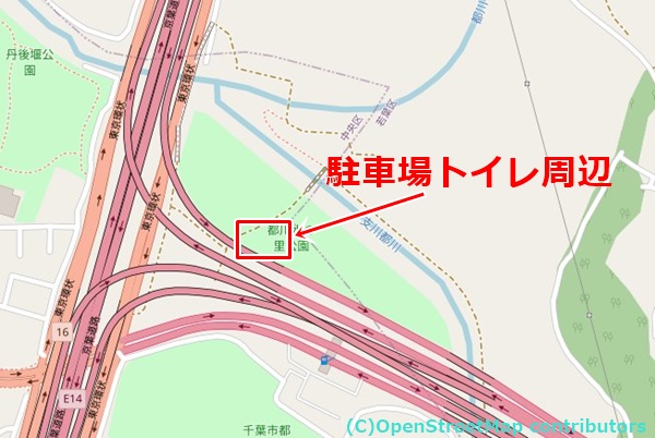 都川水の里公園の女装子さん待ち合わせMAP